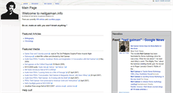 Desktop Screenshot of neilgaiman.info