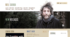Desktop Screenshot of neilgaiman.com